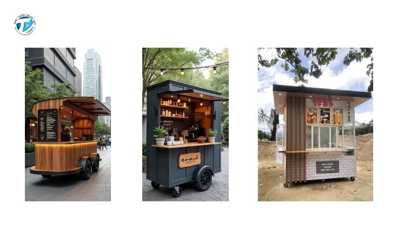  Quầy lưu động phong cách tối giản